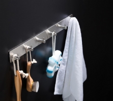 MÓC ÁO INOX 304 CAO CẤP DÁN TƯỜNG LOẠI 7 MÓC MA36